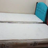 تخت خواب یک نفره دوتاباتشک کاملانووضمانت دار|تخت و سرویس خواب|اهواز, کوی ایثار|دیوار