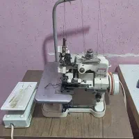 سردوز سه نخ ژانومه Janome ژاپن اصل همراه با میز|چرخ خیاطی و ریسندگی|اهواز, کمپلو جنوبی|دیوار