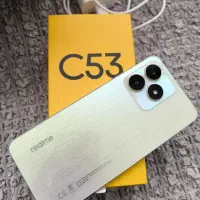 گوشی realme c53 حافظه 256 رام 8 آک یکماه کار