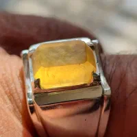 عقیق یمن زرد کتیبه ای فاخر