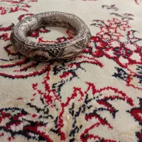 دست بند به نام (خلخال) نقره|کلکسیون اشیاء عتیقه|اسالم, |دیوار