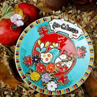 آموزش میناکاری و زیرلعابی نقوش یلدایی