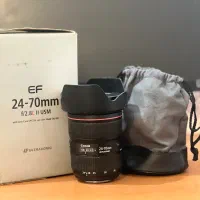 لنز کانن ۲۴-۷۰ Canon EF 24-70mm f/2.8L II|دوربین عکاسی و فیلم‌برداری|اهواز, کوروش|دیوار