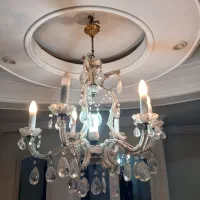 لوستر کریستال چک قدیمی و عتیقه