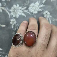 دوعدد انگشتر نقره ۹۲۵