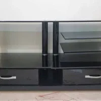 میز تلوزیون شیشه ای