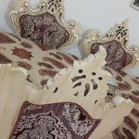 سرویس چوب تخت دونفره میز ناهار خوری و بوفه