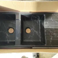 سینک گرانتی مشکی و سفید