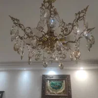 لوستر 8 شاخه برنج