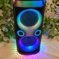 اسپیکر فول رقص نور برق مستقیم + شارژی