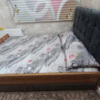 تخت خواب دونفره،بسیار نو|تخت و سرویس خواب|تهران, بلورسازی|دیوار