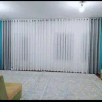 شستشو پرده و اتو بخار و نصب آن درمحل|خدمات نظافت|اهواز, سپیدار|دیوار