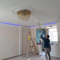 نقاشی ساختمان ورنگ کاری،رنگ روغن،طرح کاغذ دیواری|خدمات پیشه و مهارت|شاهرود, |دیوار