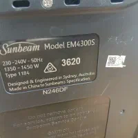 قهوه ساز اسپرسوساز نیمه صنعتی sunbeam|سماور، چای‌ساز، قهوه‌ساز|تهران, نعمت‌آباد|دیوار