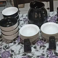 ظروف سفید ومشکی