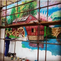 نقاشی دیواری ، دیوار نویسی و نقاشی چهره