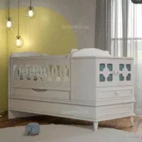 سرویس چوب  کامل نوزاد و نوجوان بامبینو|تخت و سرویس خواب|تویسرکان, |دیوار