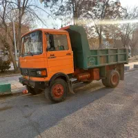 خاور کمپرسی حمل شن و ماسه و پوکه و اجر و نخاله.