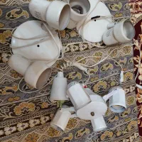 لوستر لامپ ۸ شاخه کاملا سالم