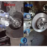 تراش دیسک ترمزروکار سیار