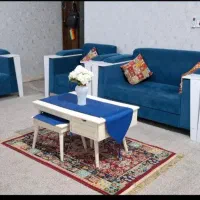 مبل هفت نفره با گل میز آن|مبلمان خانگی و میز عسلی|عسلویه, |دیوار