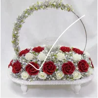 تزئین سینی حنا،گیفت،دسته گل و