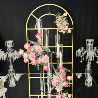 شمعدان لوله کریستالی درجه یک