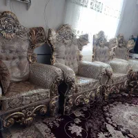 مبل ۹نفره و شزلون|مبلمان خانگی و میز عسلی|تویسرکان, |دیوار