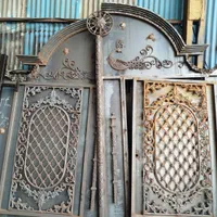 درب باغ وحیاط ساعت گردون فرفورژه سفارشی المهدی|مصالح و تجهیزات ساختمان|تبریز, |دیوار
