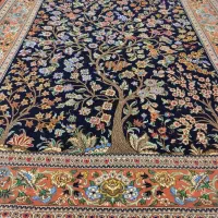 قالیچه قم کرک و ابریشم|فرش|تهران, حکمت|دیوار