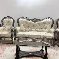 مبل ۹ نفره با کاور و میز|مبلمان خانگی و میز عسلی|اصفهان, شفق|دیوار