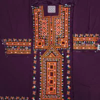 لباس بلوچی دست دوچ|لباس|سراوان, |دیوار