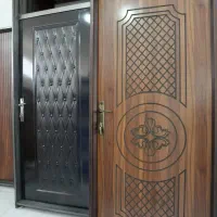 درب اتاقی چوبی با چهارچوب از دم قسط (بدون پول پیش)|مصالح و تجهیزات ساختمان|بم, |دیوار