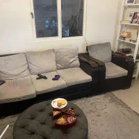 مبل چرم 8 نفره|مبلمان خانگی و میز عسلی|تهران, مرزداران|دیوار