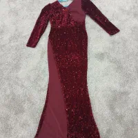 لباس مجلسی زرشکی