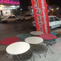 میزخاطره میز خاطره پایه چوبی وفلزی قطر ۶۰ و۷۰،