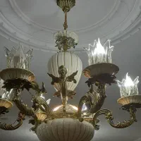 لوستر برنز چینی فرشته