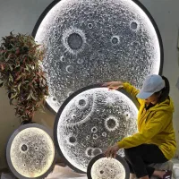 تابلو ماه|تابلو، نقاشی، عکس|نیشابور, گنبد سبز|دیوار