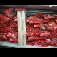 سیخ چوبی بامبویی 40 سانتی ( 5 میل )