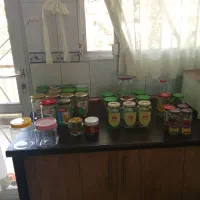 شیشه برای مربا و ترشی و....