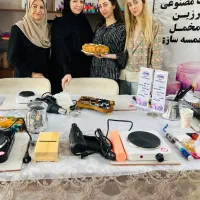 آموزش حضوری شمعسازی و سنگ مصنوعی