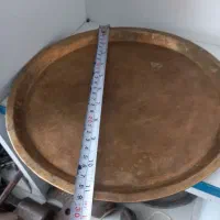 سینی برنجی|ظروف سرو و پذیرایی|کاشمر, |دیوار
