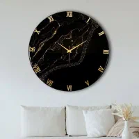 ساعت دیواری مدرن با چوب و رزین