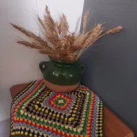 رومیزی وکوسن بافتنی