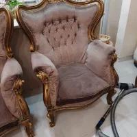 مبل طرح استیل ۹ نفره با میز و عسلی|مبلمان خانگی و میز عسلی|کرج, گلستان|دیوار