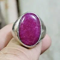 انگشتر زیبای یاقوت صورتی(عکس وتوضیحات دارد)