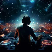 موسیقی زنده وDjو رقص نور حرفه ای