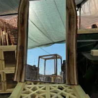 آینه چوبی|آینه|کرمان, |دیوار