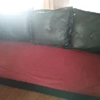 مبل استیل نیمه چرم|مبلمان خانگی و میز عسلی|رامسر, |دیوار