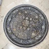 فرش قالیچه گرد ۱۵۰  ارغوان سبز مشهد|فرش|مشهد, امیر المومنین|دیوار